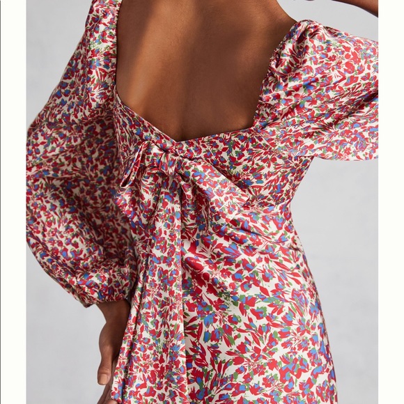 ANTHROPOLOGIE Sachin & Babi Floral Midi Dress 10P. - Picture 4 of 11